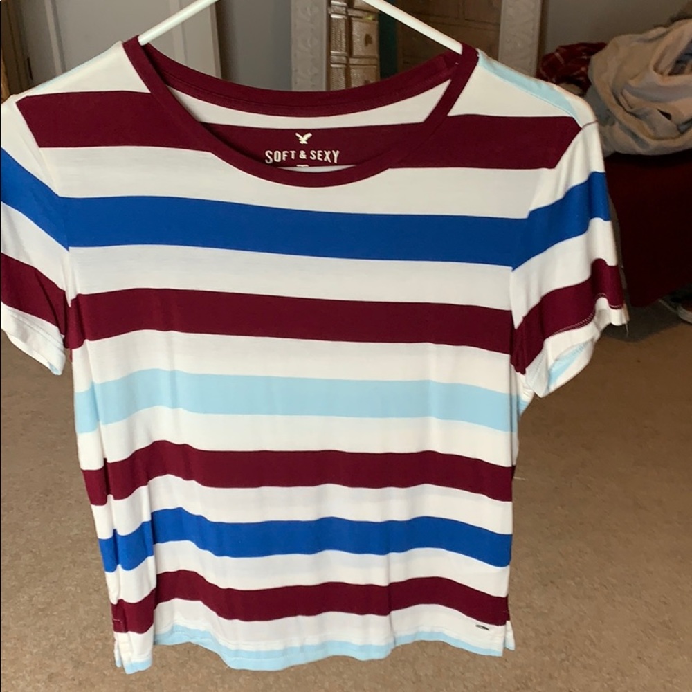 American Eagle casual striped top